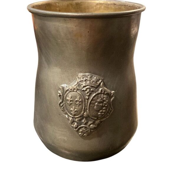 Vintage Italian Pewter Mug Ornate B88 Mark Baroque Style Tankard - Picture 9 of 11